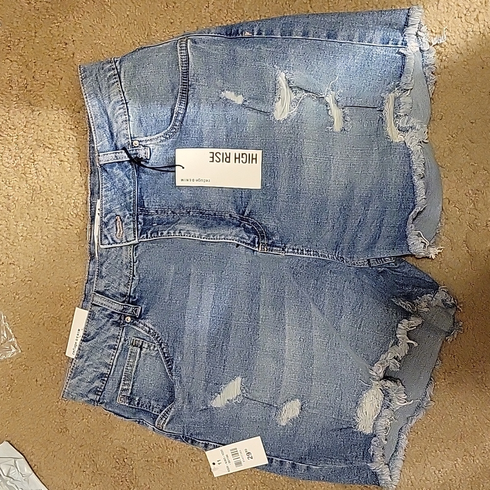 NWT Refuge High Rise Denim Shorts